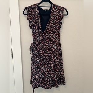 Lulu’s floral wrap around dress